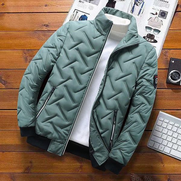 Men's Jacket, Zip-Up Winter Coat