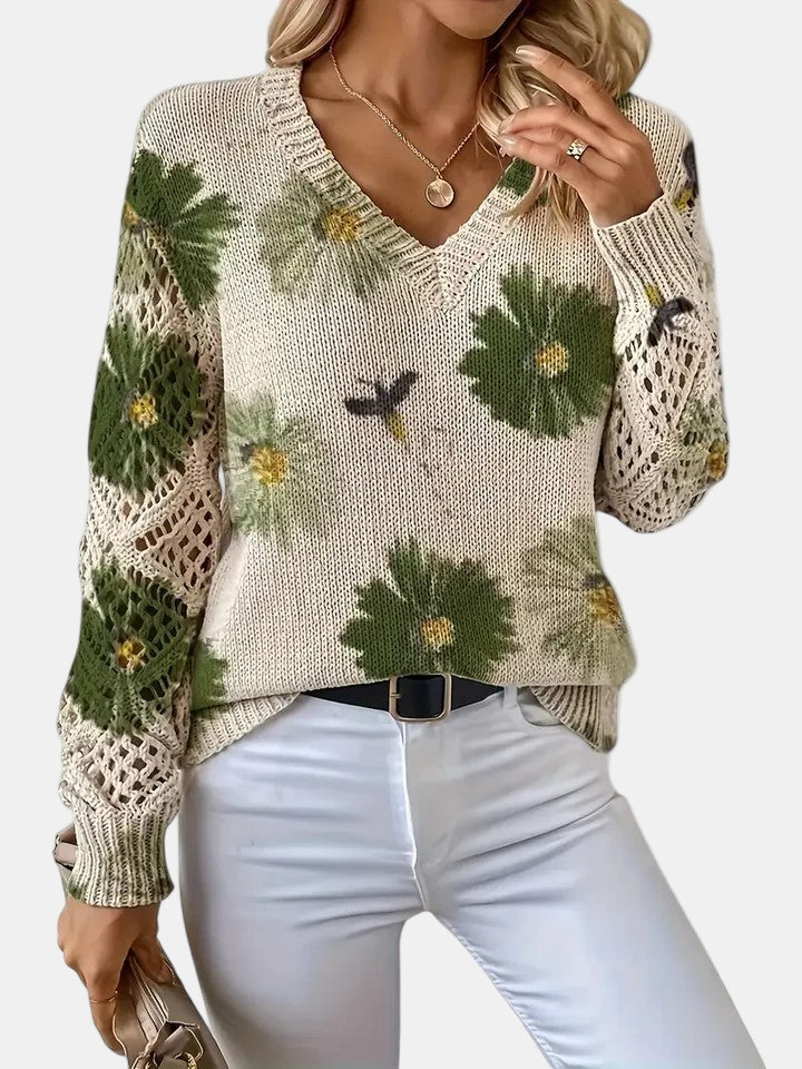 Women's Cable-Knit Cardigan, Oversized Sweater