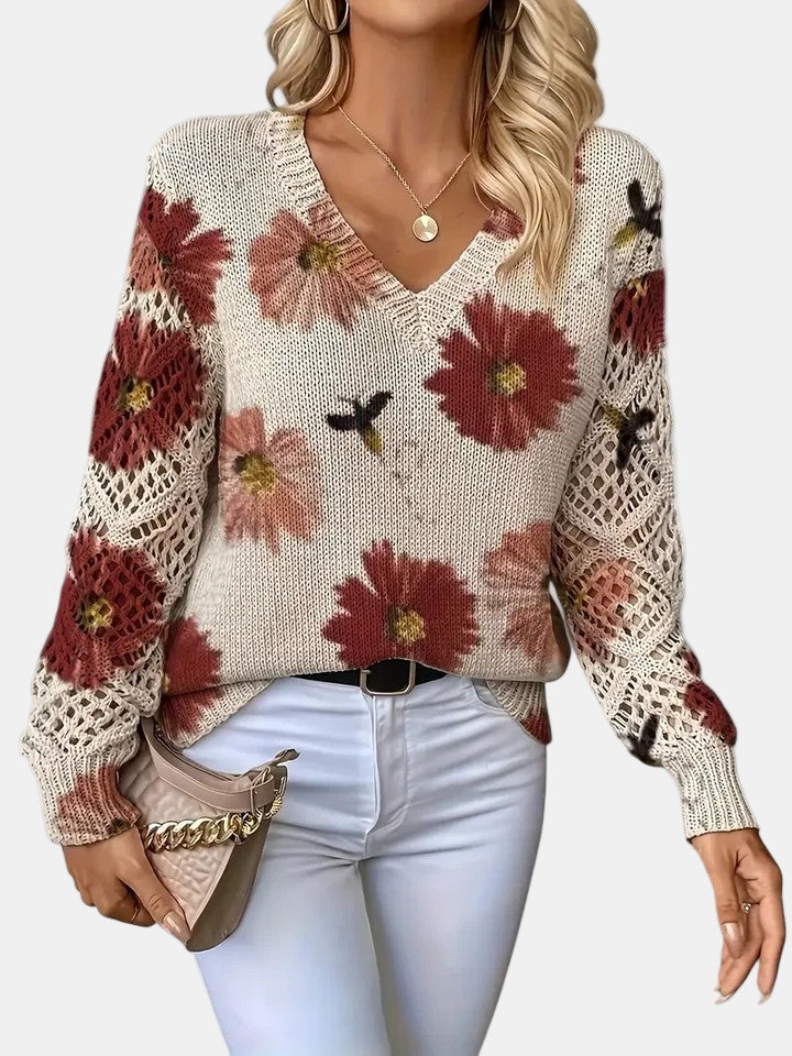 Women's Cable-Knit Cardigan, Oversized Sweater