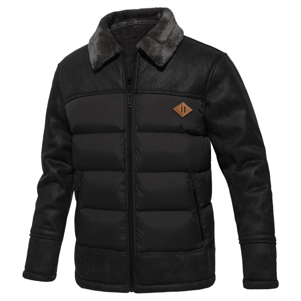 Men's Stand-Collar Casual Jacket, Zip-Up Winter Jacket