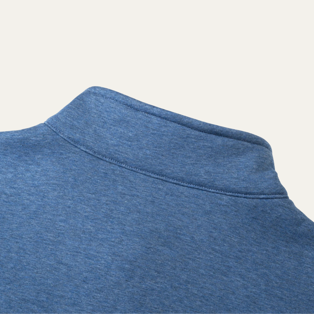 Men's Sherpa Lined Quarter Zip Sweatshirt, Stand Collar Cozy Winter Pullover
