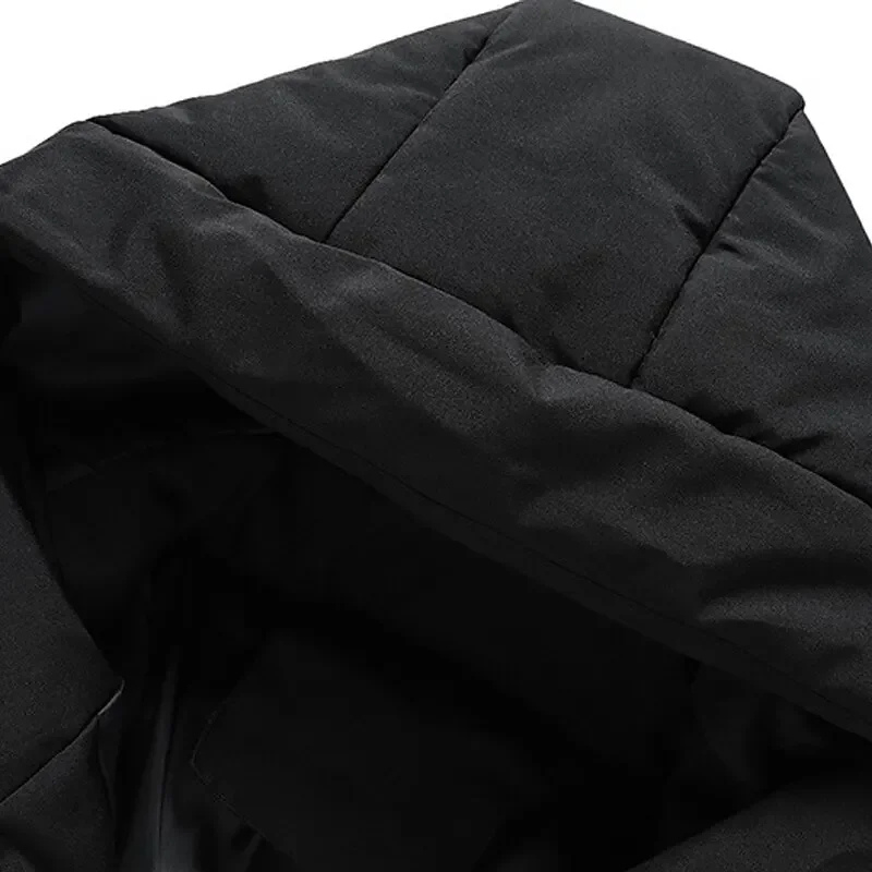 Men's Hooded Puffer Jacket, Insulated Padded Winter Coat