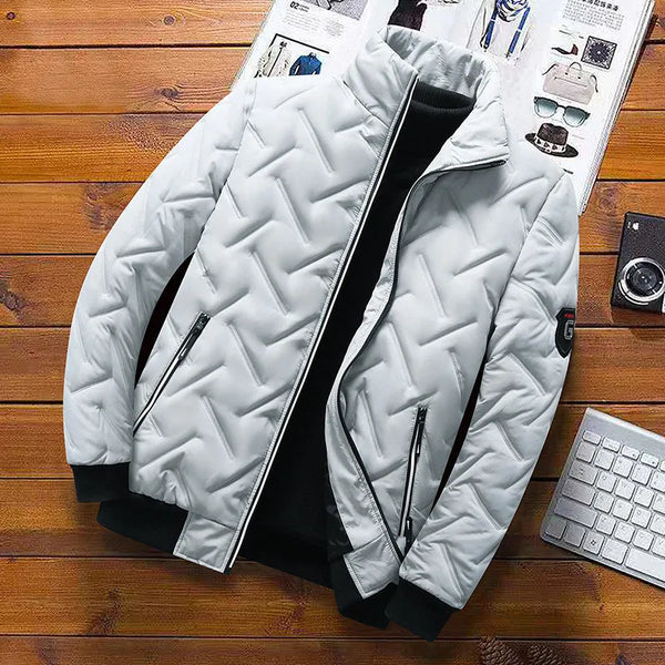 Men's Jacket, Zip-Up Winter Coat