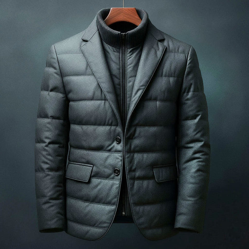 Men's Padded Puffer Jacket, Insulated Padded Winter Coat