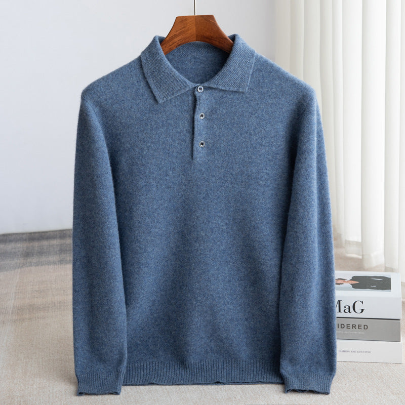 Men's Knit-Blend Sweater, Crewneck Pullover