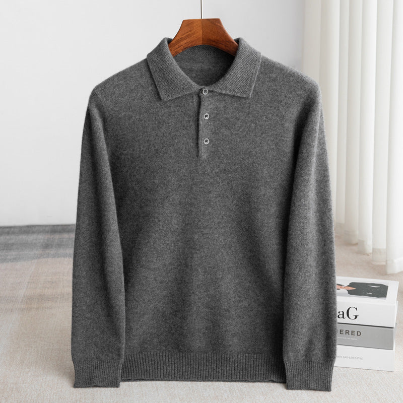 Men's Knit-Blend Sweater, Crewneck Pullover