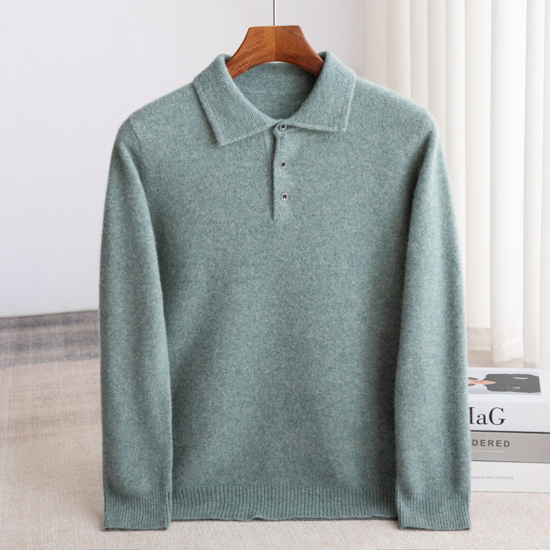 Men's Knit-Blend Sweater, Crewneck Pullover