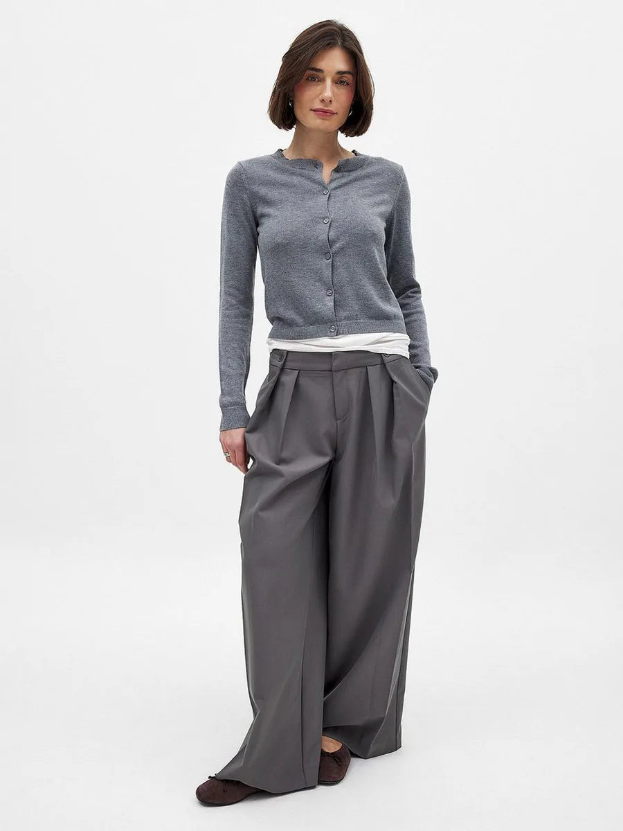 Women's Button-Front Knit Cardigan, Sweater
