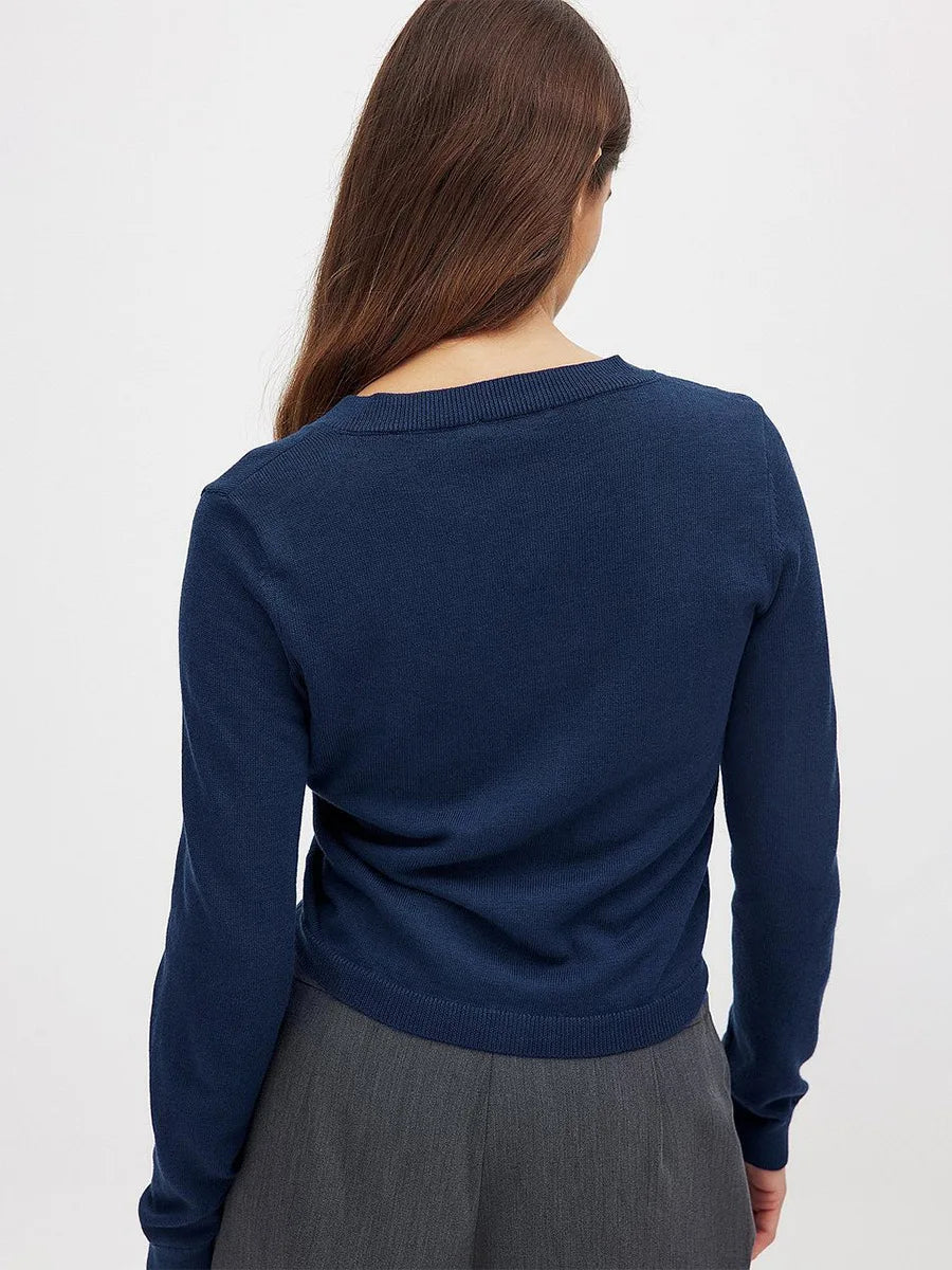 Women's Button-Front Knit Cardigan, Sweater