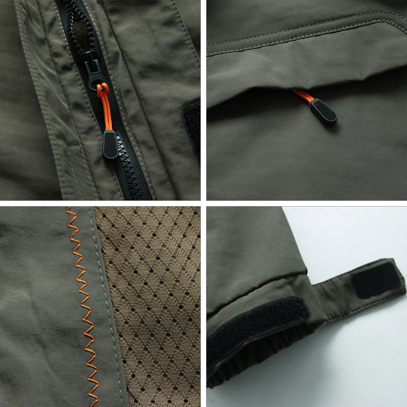 Men's Plush Lined Hooded Utility Jacket, Zip Up Adjustable Cuff Winter Jacket