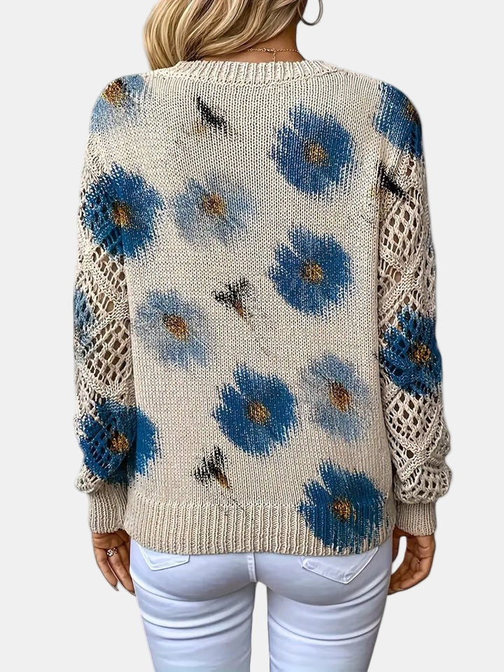 Women's Cable-Knit Cardigan, Oversized Sweater
