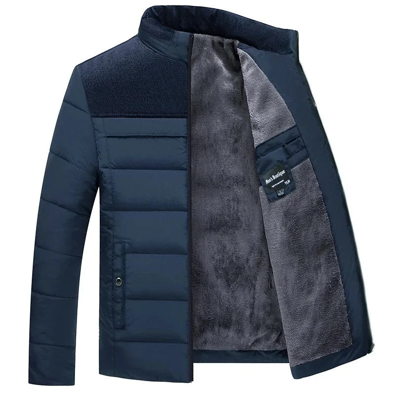 Men's Jacket, Zip-Up Winter Coat