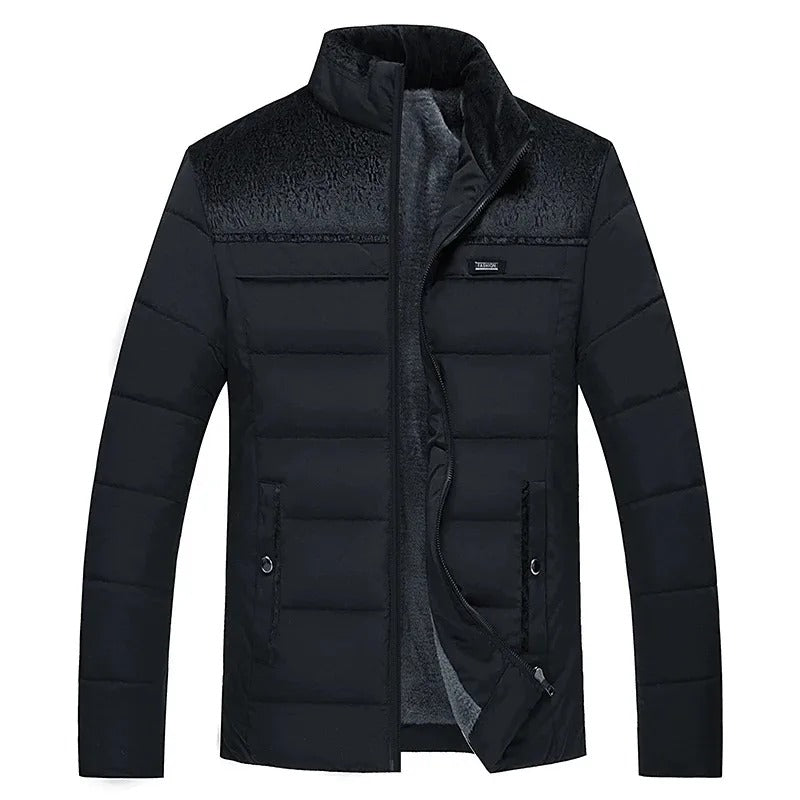 Men's Jacket, Zip-Up Winter Coat