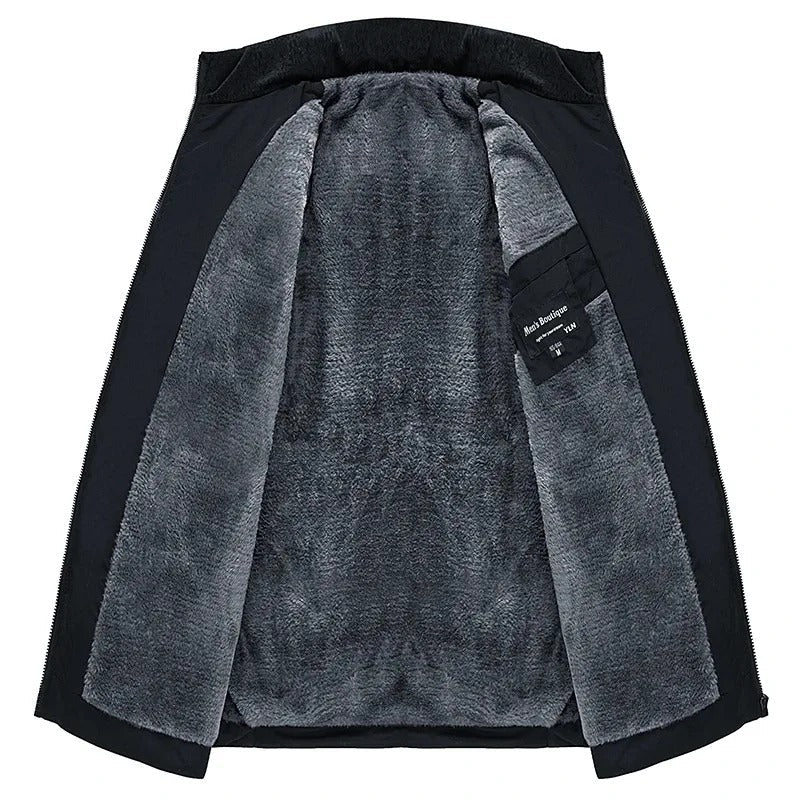 Men's Jacket, Zip-Up Winter Coat