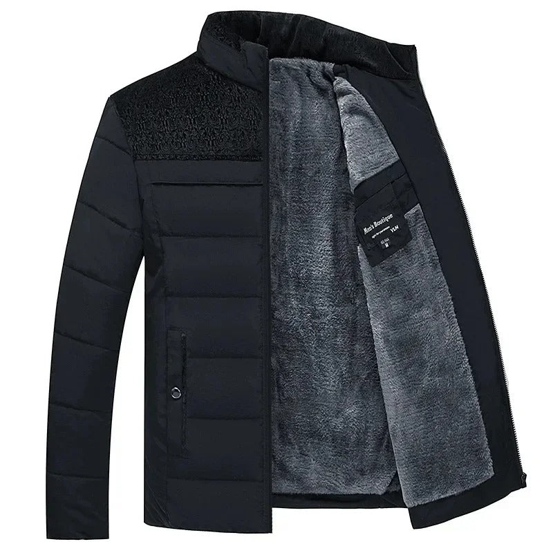 Men's Jacket, Zip-Up Winter Coat