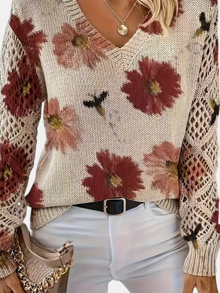 Women's Cable-Knit Cardigan, Oversized Sweater