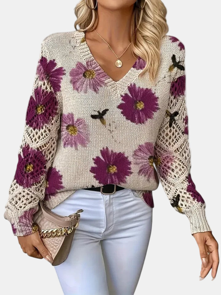 Women's Cable-Knit Cardigan, Oversized Sweater