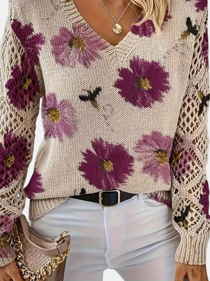Women's Cable-Knit Cardigan, Oversized Sweater