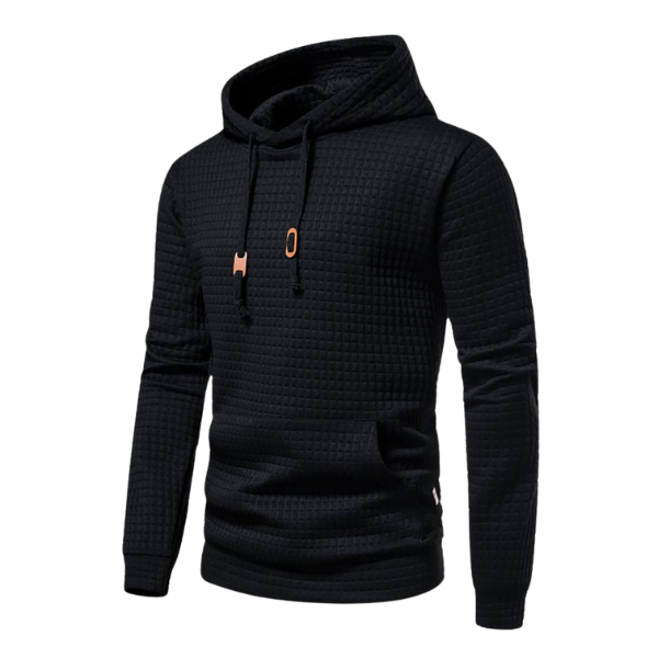 Men's Hooded Hoodie, Zip-Up Cozy Sweatshirt