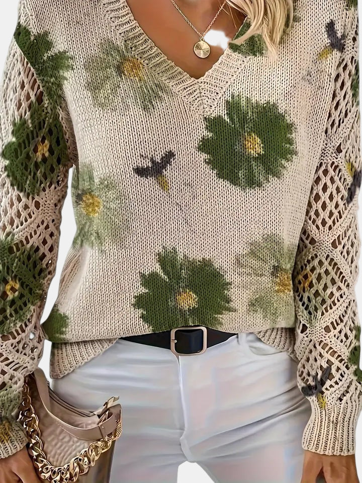 Women's Cable-Knit Cardigan, Oversized Sweater