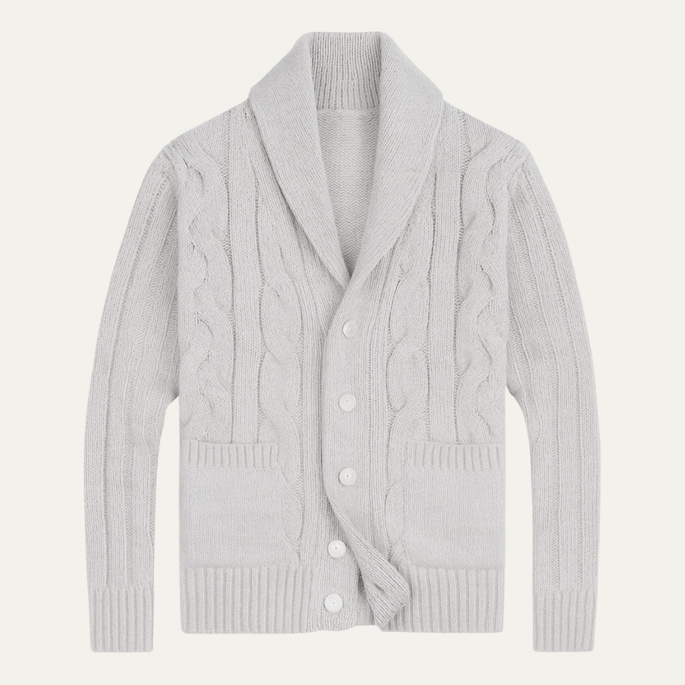 Men's Cable-Knit Cardigan, Button-Front Sweater