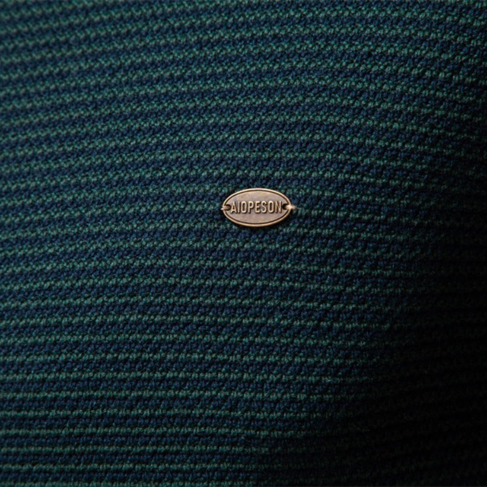 Men's Color Block Quarter Zip Sweater, Textured Stripe Stand Collar Pullover