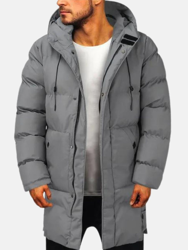Men's Hooded Parka Coat, Oversized Winter Coat
