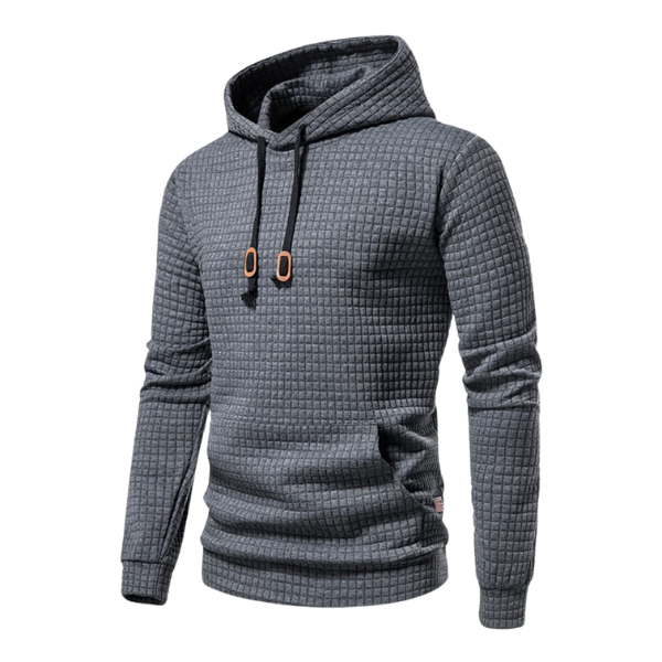 Men's Hooded Hoodie, Zip-Up Cozy Sweatshirt