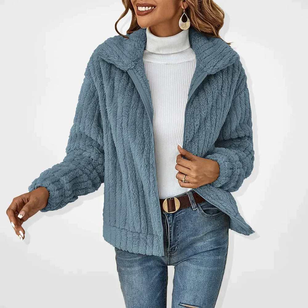 Women's Textured Knit Open Cardigan, Oversized Winter Cardigan