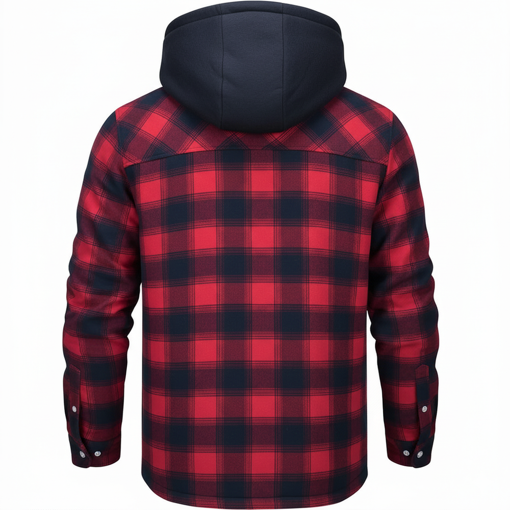 Men's Knit-Blend Coat, Belted Winter Jacket