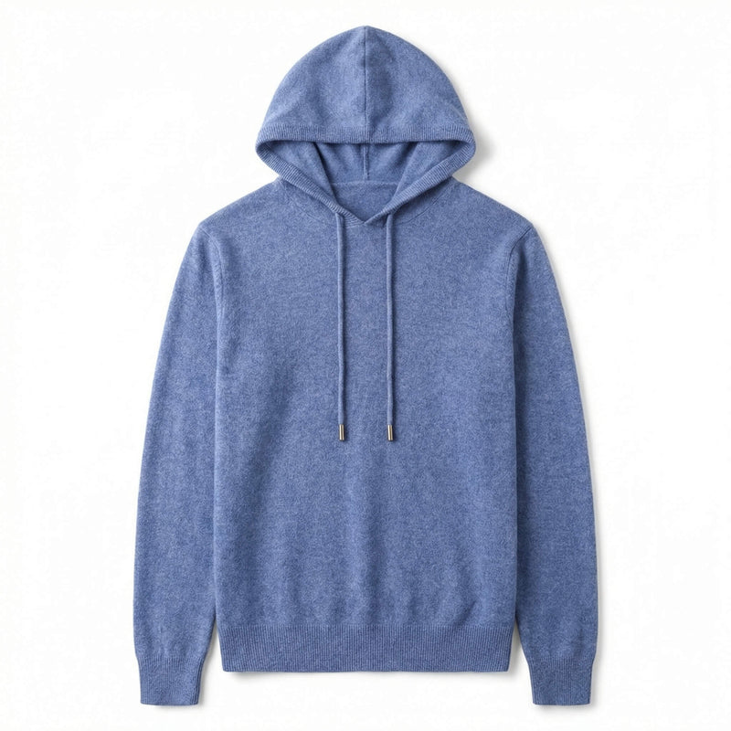 Men's Hooded Soft-Knit Hoodie, Zip-Up Cozy Sweatshirt