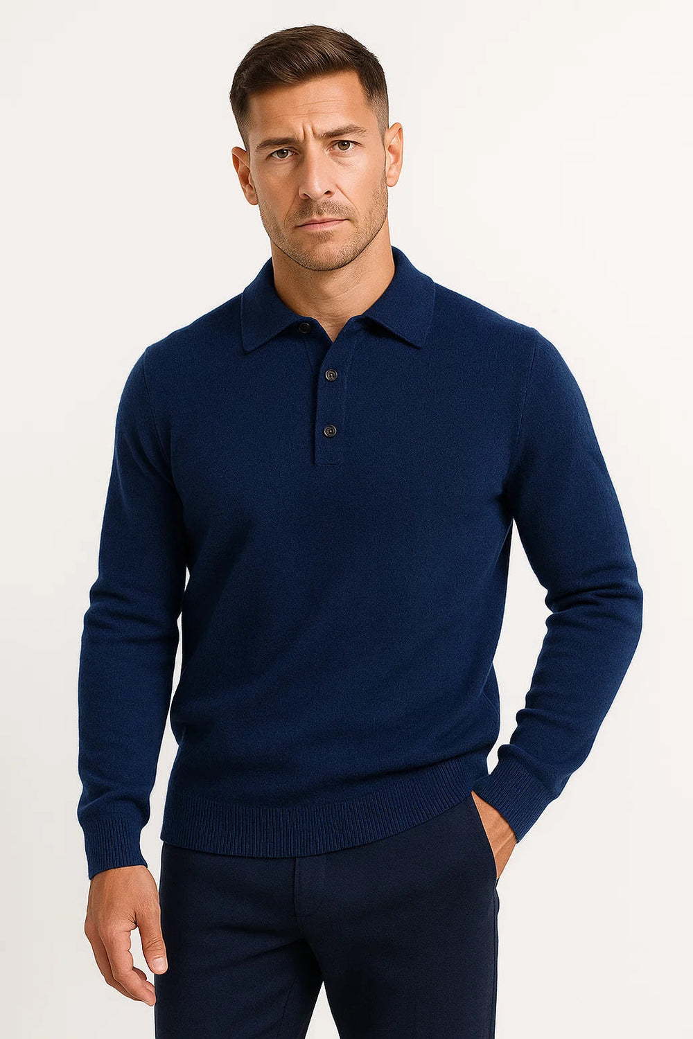 Men's Cotton Sweater, Knit Pullover