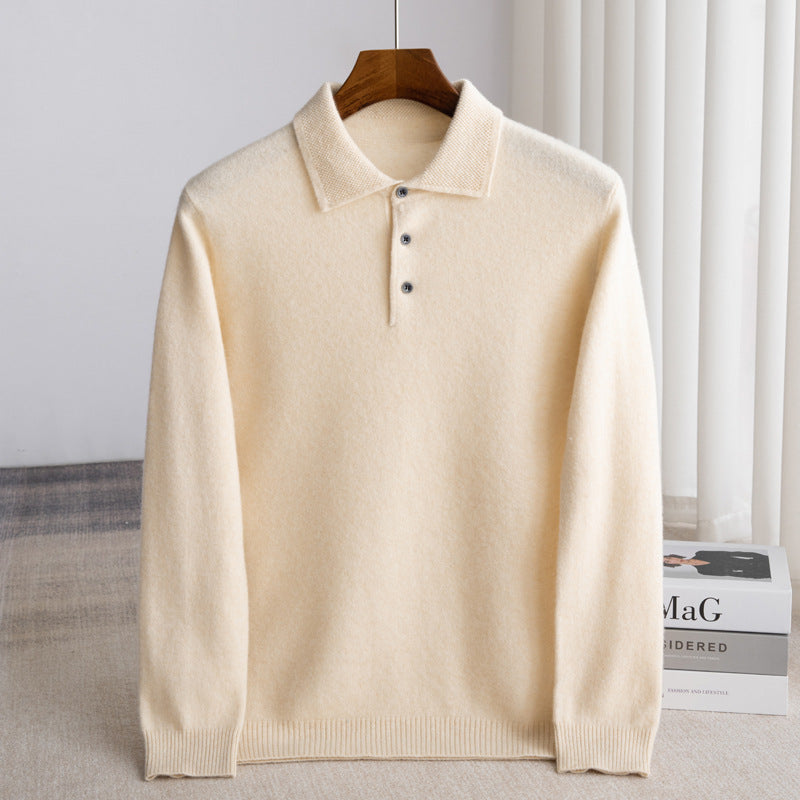 Men's Knit-Blend Sweater, Crewneck Pullover