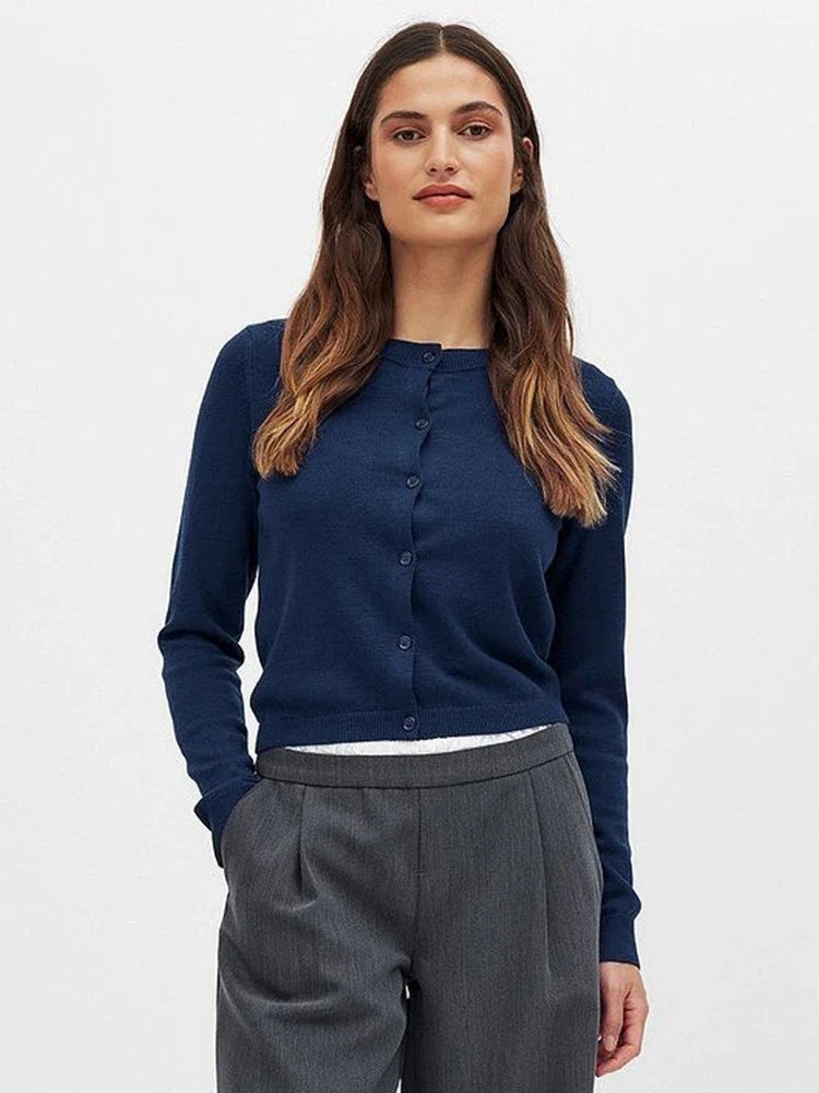 Women's Button-Front Knit Cardigan, Sweater