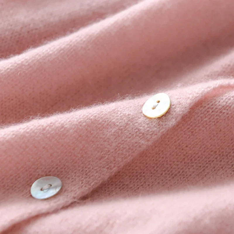 Women's Button-Front Cardigan, Oversized Winter Cardigan