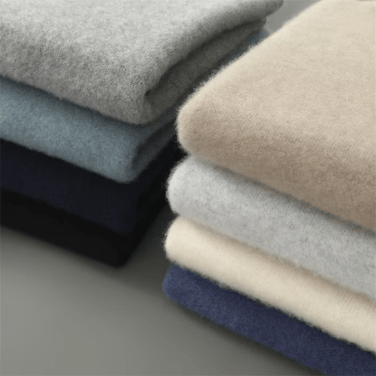 Men's Brushed Soft Knit Sweater, Mock Neck Classic Pullover