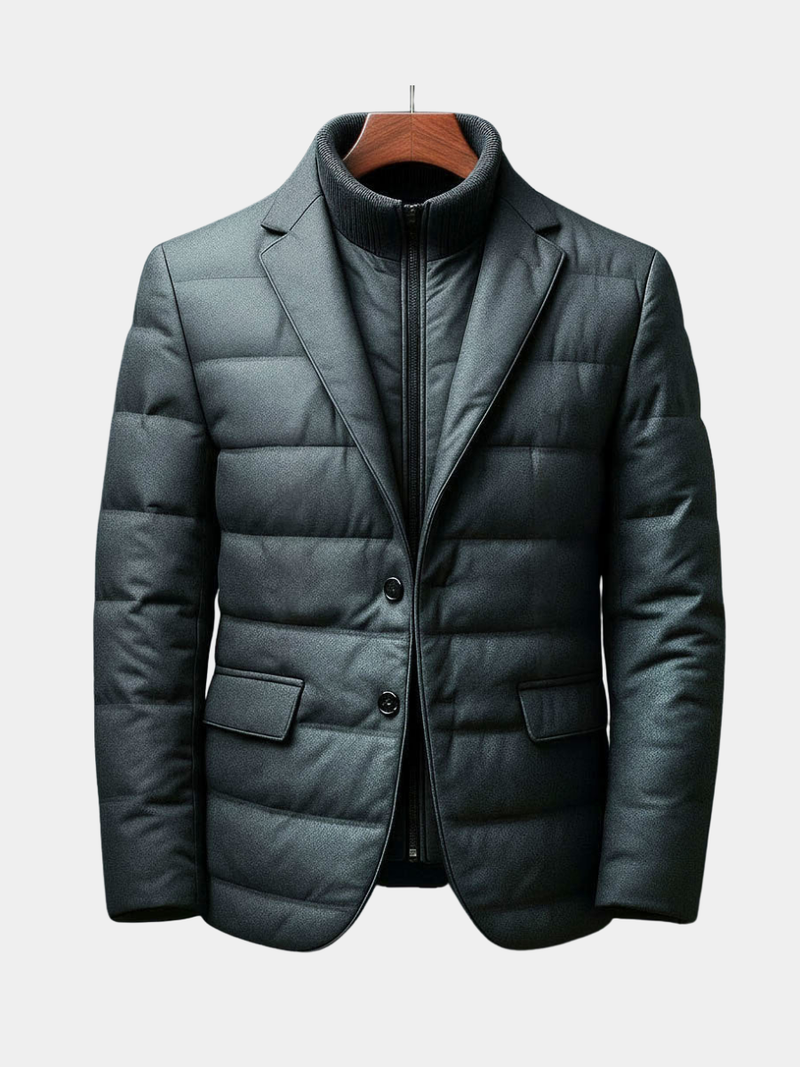 Men's Padded Puffer Jacket, Insulated Padded Winter Coat