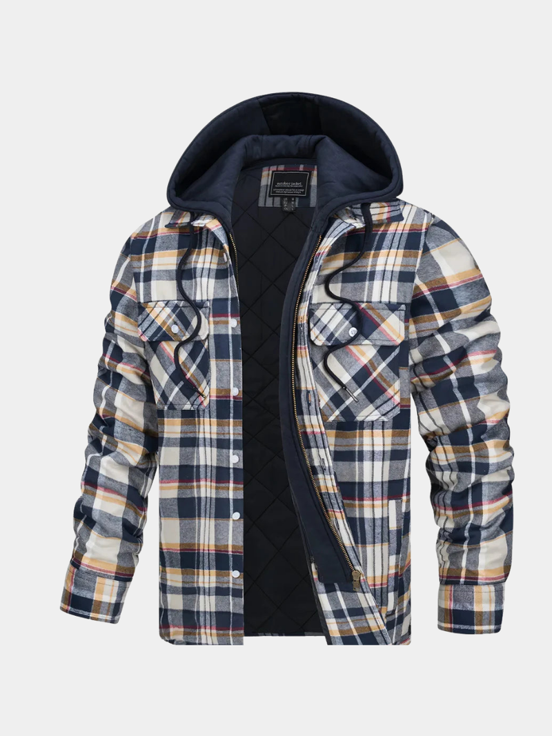 Men's Knit-Blend Coat, Belted Winter Jacket