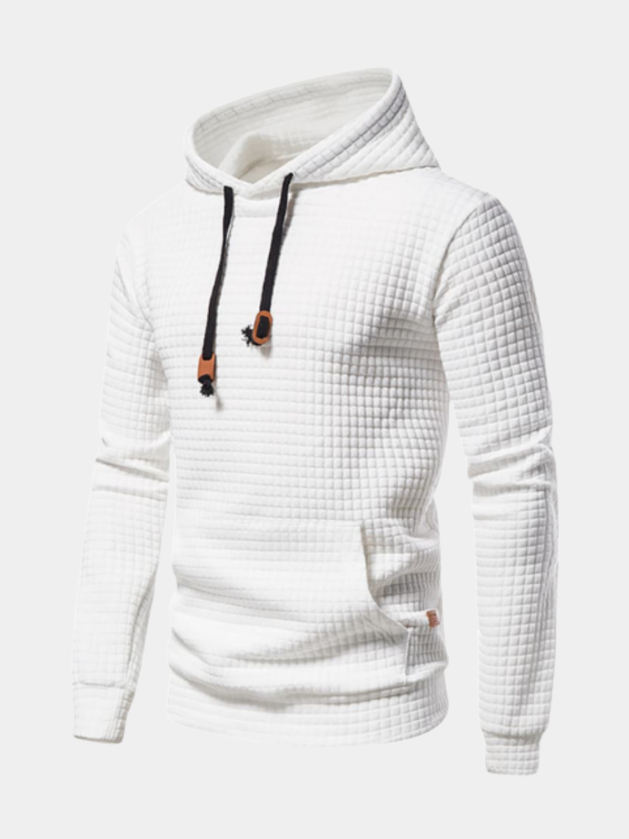 Men's Hooded Hoodie, Zip-Up Cozy Sweatshirt