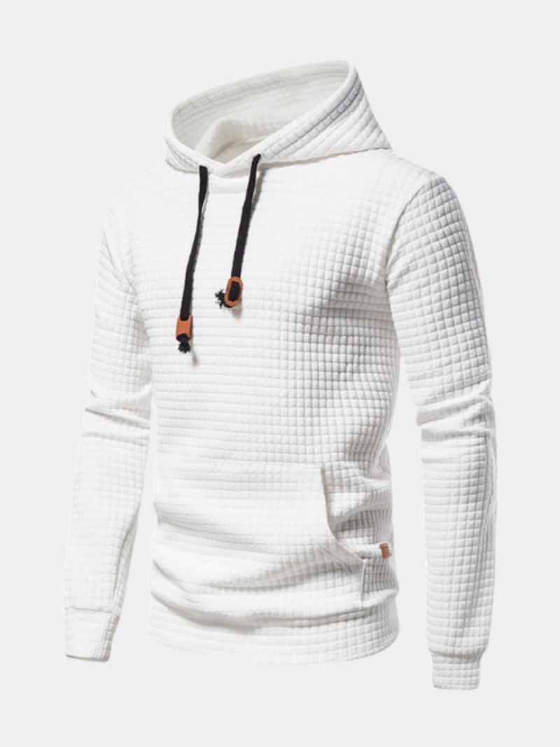 Men's Hooded Hoodie, Zip-Up Cozy Sweatshirt