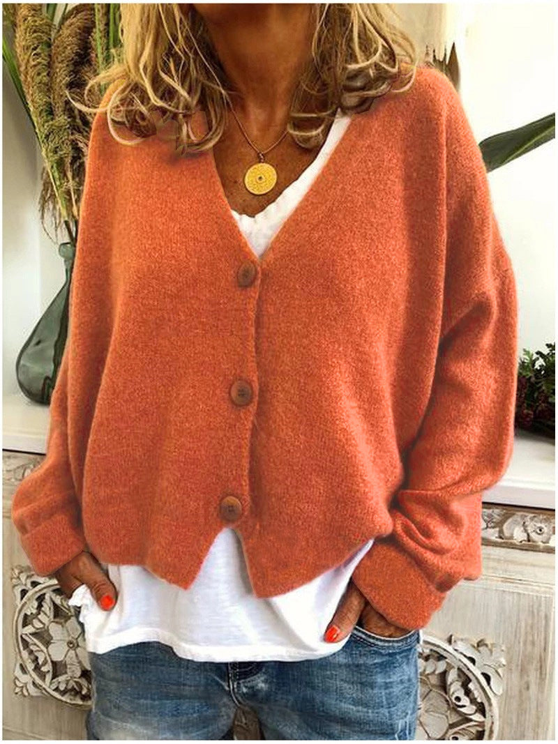 Women's Chunky Open-Front Cardigan, Oversized Winter Cardigan