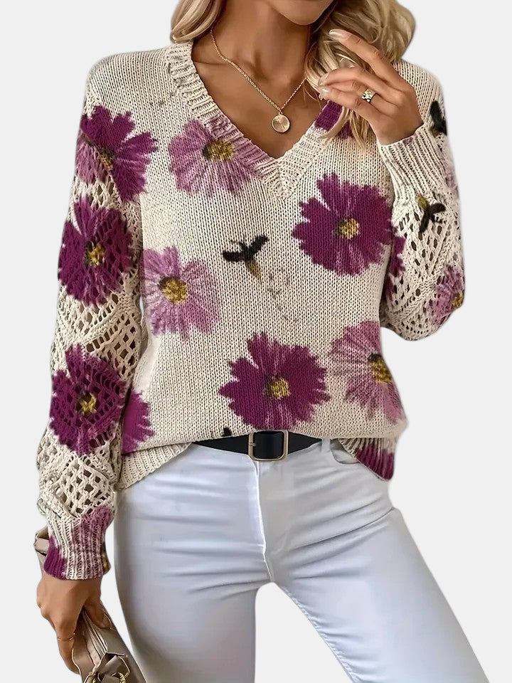 Women's Cable-Knit Cardigan, Oversized Sweater