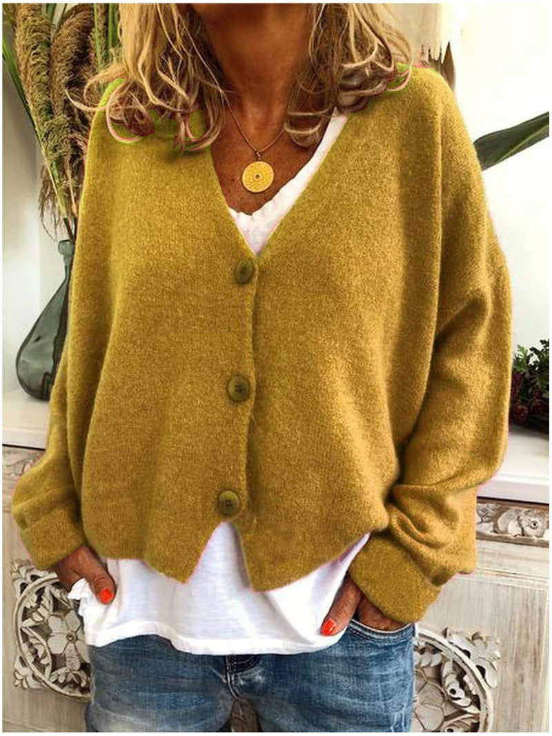 Women's Chunky Open-Front Cardigan, Oversized Winter Cardigan