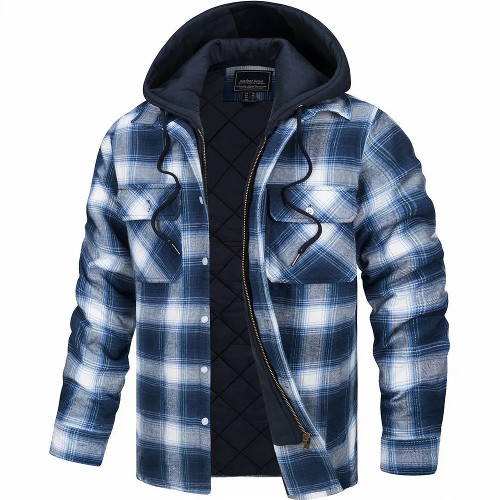 Men's Knit-Blend Coat, Belted Winter Jacket